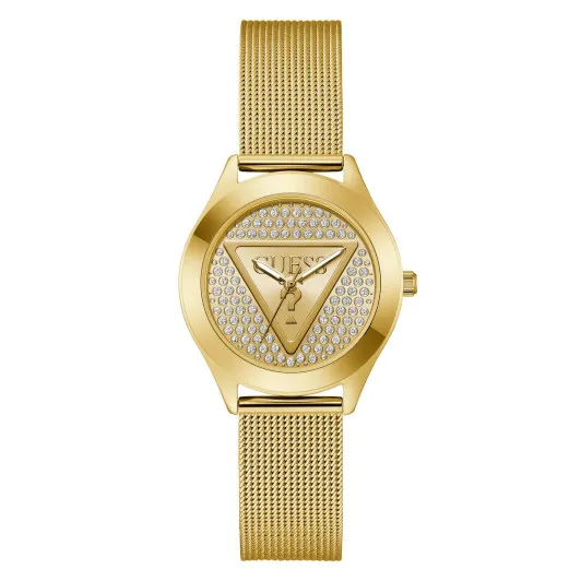 Guess® Analogue 'Glitz Plaque' Women's Watch GW0835L2