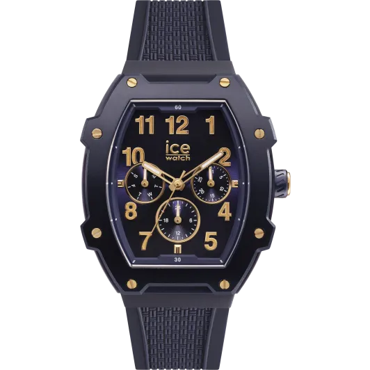 Ice Watch® Multi Dial 'Ice Boliday - Gold Blue' Unisex's Watch (Medium) 023314