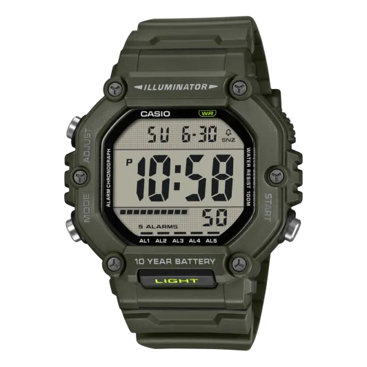 Casio Digital &#039;Casio Collection&#039; Herren Uhr AE-1600HX-3AVEF