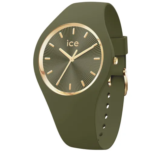 Ice Watch® Analog 'Ice Champagne - Olive Green' Unisex Uhr (Medium) 025353