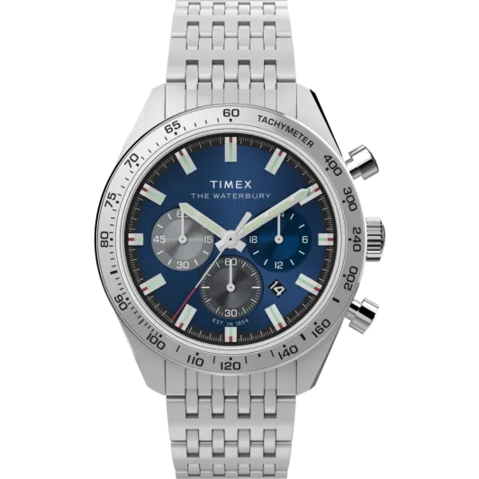 Timex® Chronograph 'Waterbury Traditional' Men's Watch TW2Y18500
