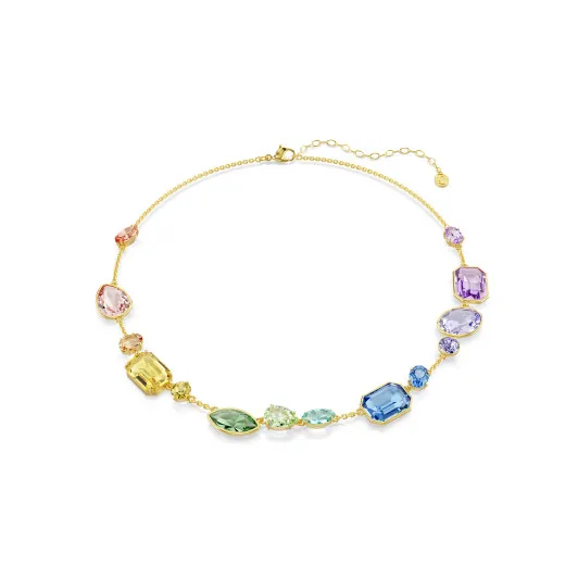 Swarovski® &#039;Gema&#039; Dames Verguld Metaal Collier - Goudkleurig 5741584