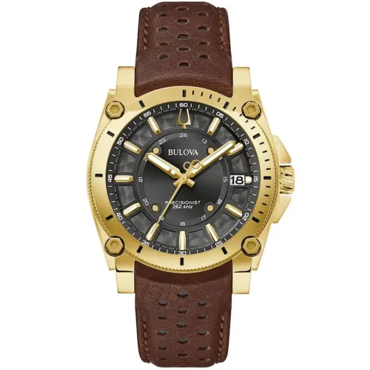 Bulova® Analog 'Precisionist Icon' Herren Uhr 97B216