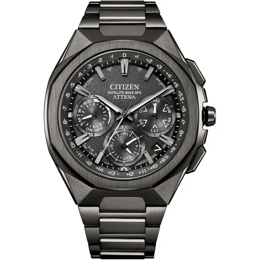 Citizen® Chronograaf 'Attesa satellite wave gps' Heren Horloge CC4105-69E