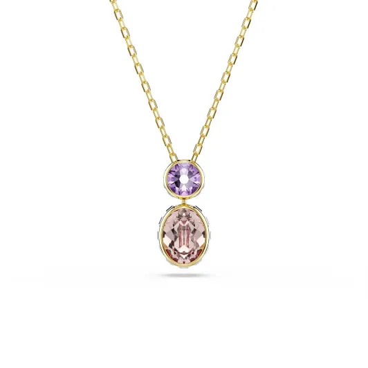 Swarovski® &#039;Chroma&#039; Women&#039;s Gold Plated Metal Necklace - Gold 5741586