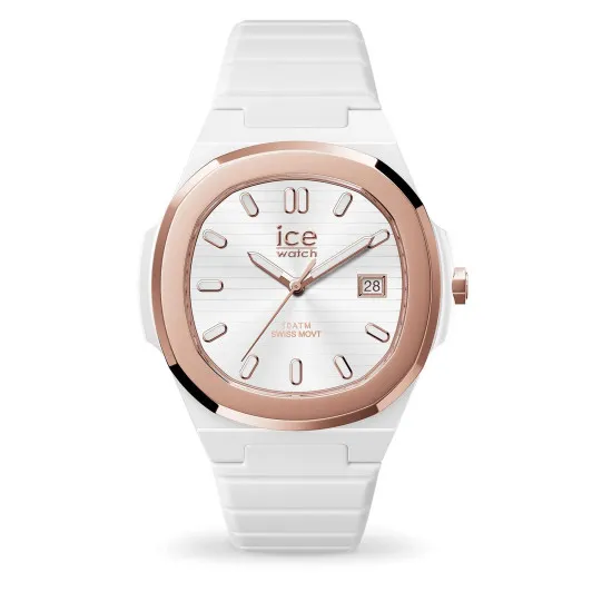 Ice Watch Analogue 'Ice Power - Pw7 - White - Rose-gold' Unisex's Watch 025966