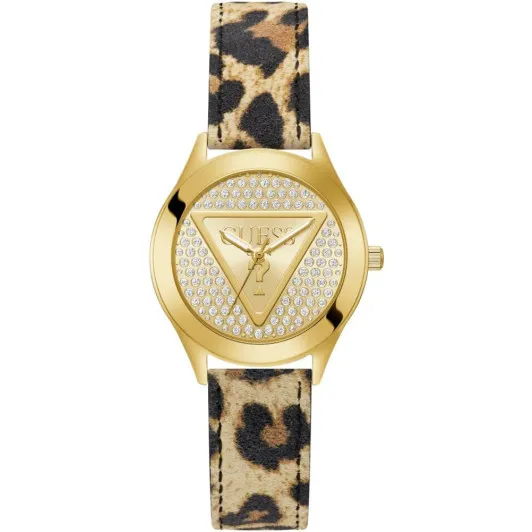 Guess® Analogue 'Glitz Plaque' Women's Watch GW0745L2