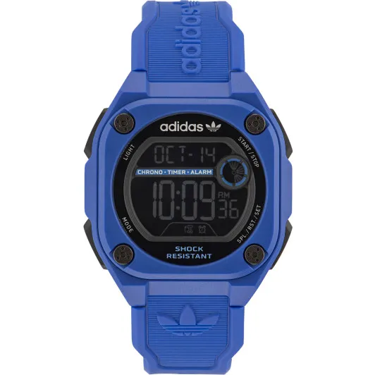 Adidas Originals® Digital 'City Tech Two' Unisex's Watch AOST23061