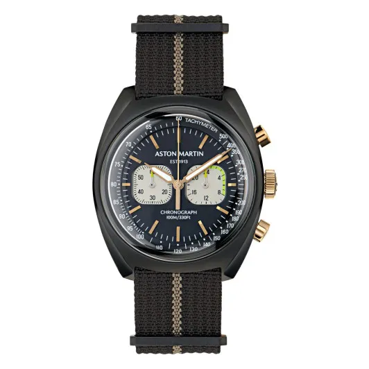 Aston Martin® Chronograaf 'Aml timeless ts2' Heren Horloge MTTS2F504