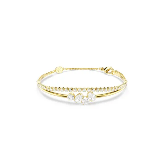 Swarovski 'Mesmera Attract' Women's Gold Plated Metal Bracelet - Gold 5747953