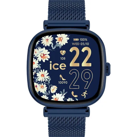 Ice Watch Digital 'Ice Smart Sq 2.0 - Blue - Milanese' Women's Watch 025891