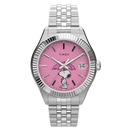 Timex Analogue &#039;Peanuts Legacy Snoopy Umbrella&#039; Women&#039;s Watch TW2Y85500
