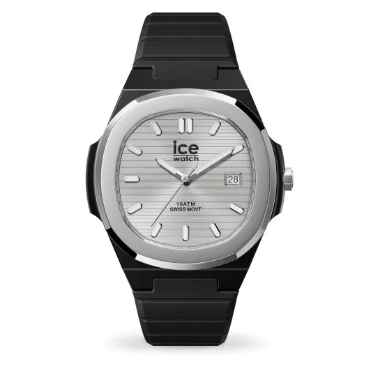 Ice Watch Analogue 'Ice Power - Pw7 - Black - Aluminium Silver' Unisex's Watch 025970