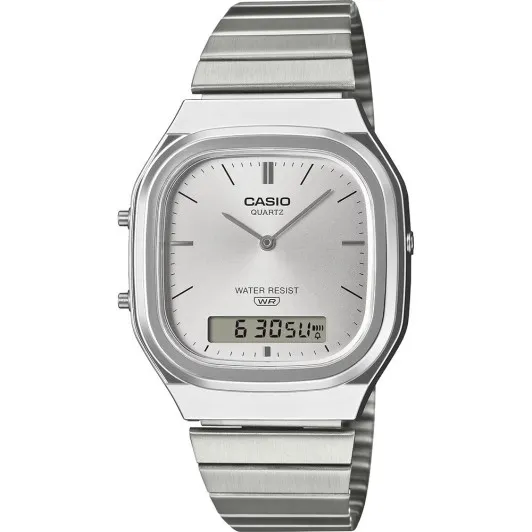 Casio® Analoog En Digitaal 'Casio collection vintage' Unisex Horloge AQ-240E-7AEF