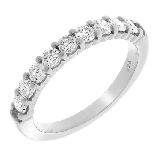 Orphelia®  Femmes Or blanc 18C Bague - Argent RD-33020