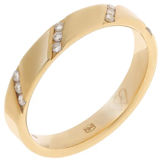 Orphelia®  Femmes Or Jaune 18C Bague - Or RD-B3806/DJ/12