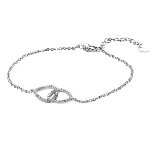 Orphelia® Damen Sterling Silber Armbänd - Silber ZA-7050