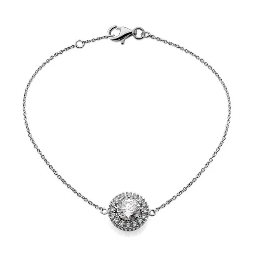 Orphelia® 'Kaia' Damen Sterling Silber Armbänd - Silber ZA-7477/WI
