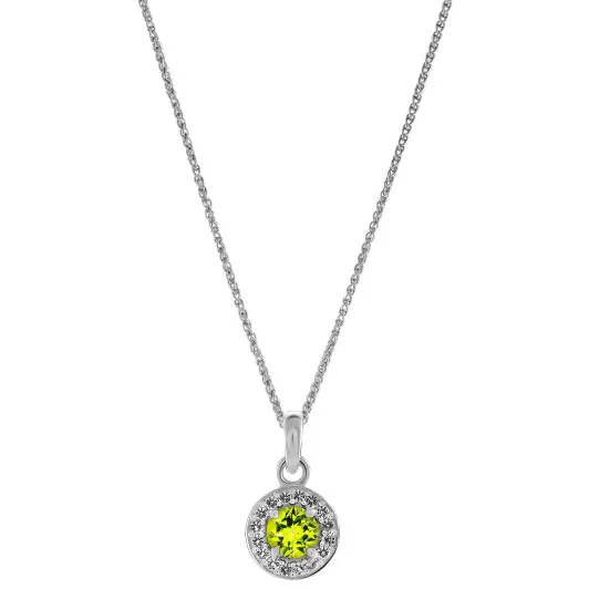 Orphelia® 'Bristol' Women's Sterling Silver Pendant with Chain - Silver ZH-7579/G
