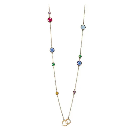 Orphelia® 'Eloise' Damen Sterling Silber Halsband - Gold ZK-7409/G