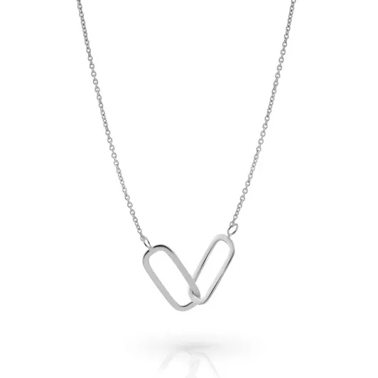 Orphelia® 'Rose' Damen Sterling Silber Halsband - Silber ZK-7561