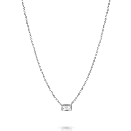 Orphelia® 'Ultimate' Damen Sterling Silber Halsband - Silber ZK-7567