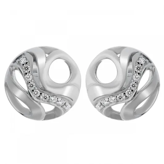 Orphelia® 'Elvina' Damen Sterling Silber Ohrstecker - Silber ZO-7085