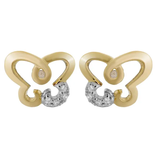 Orphelia® 'Joya' Damen Sterling Silber Ohrstecker - Silber/Rosa ZO-7088/1