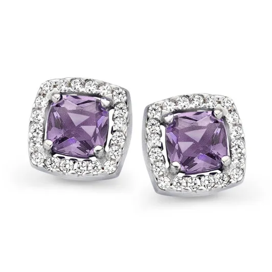 Orphelia® 'Faustine' Damen Sterling Silber Ohrstecker - Silber ZO-7199/LA