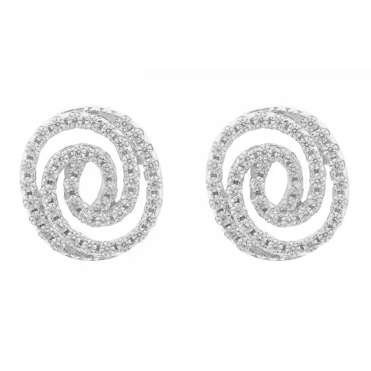 Orphelia® 'Roshina' Damen Sterling Silber Ohrstecker - Silber ZO-7274