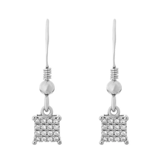 Orphelia® 'Claudia' Damen Sterling Silber Ohrhänger - Silber ZO-7344