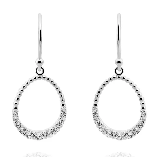 Orphelia® 'Aria' Damen Sterling Silber Ohrhänger - Silber ZO-7494