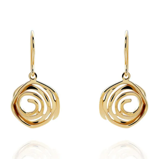 Orphelia® 'Apolline' Damen Sterling Silber Ohrhänger - Gold ZO-7500/G