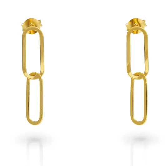 Orphelia® 'Rose' Damen Sterling Silber Ohrhänger - Gold ZO-7561/G