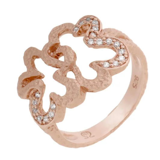 Orphelia® Damen Sterling Silber Ring - Rosé ZR-7077/1