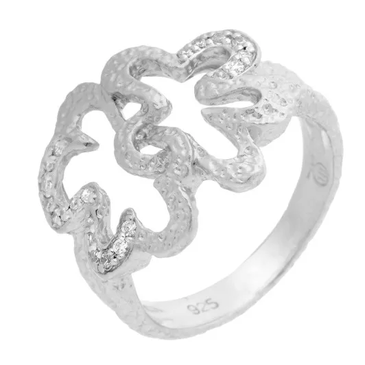 Orphelia® Damen Sterling Silber Ring - Silber ZR-7077