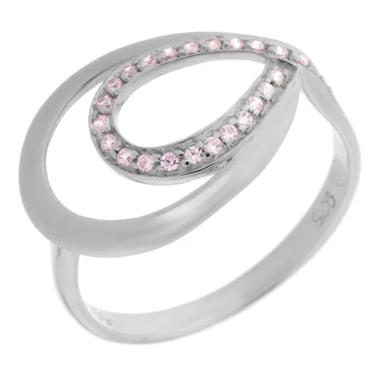 Orphelia® Damen Sterling Silber Ring - Silber ZR-7092