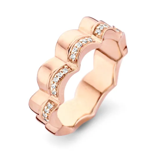 Orphelia® Damen Sterling Silber Ring - Rosé ZR-7127/RG