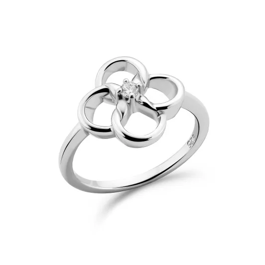 Orphelia® Damen Sterling Silber Ring - Silber ZR-7472