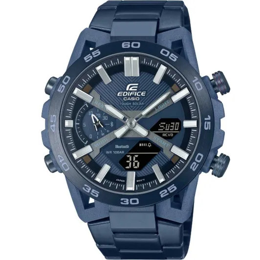 Casio® Analogue-digital 'Edifice Sospensione' Men's Watch ECB-2000CB-2AEF