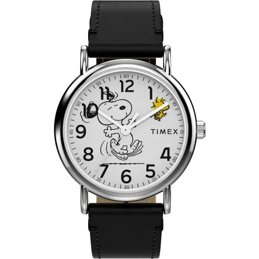 Timex® Analogue 'Peanuts Weekender Snoopy Dancing' Unisex's Watch TW2Y31000