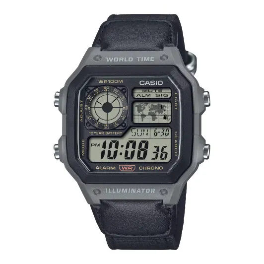 Casio® Digital 'Casio Collection' Herren Uhr AE-1200WHUB-8AVEF