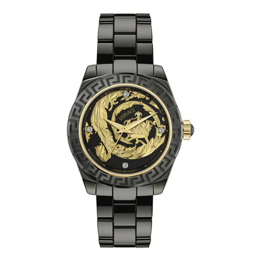 Versace® Analogue 'Dv One 20th Anniversary' Unisex's Watch VE6B00725
