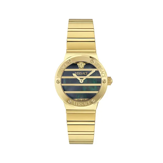 Versace® Analogue 'Greca Logo Pearl' Women's Watch VE0S00525