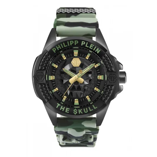 Philipp Plein® Analog 'The $kull' Herren Uhr PWAAA0821