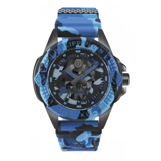 Philipp Plein® Analog 'The $kull' Herren Uhr PWAAA1021