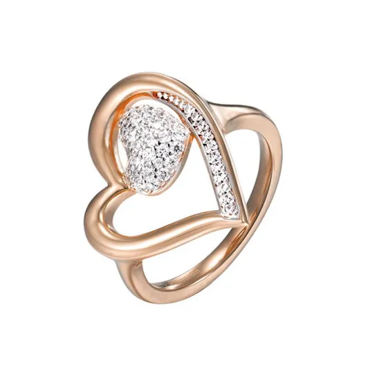 Pierre Cardin® Dames Messing Ring (sieraad) - Rosékleurig PCRG00469C180