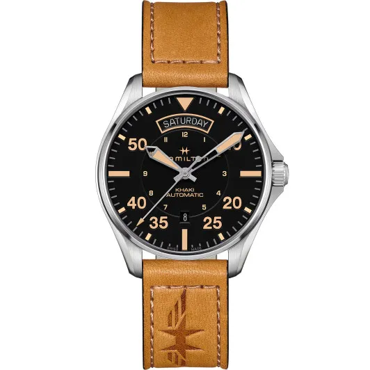 Hamilton® Analogue 'Khaki Aviation' Men's Watch H64645531