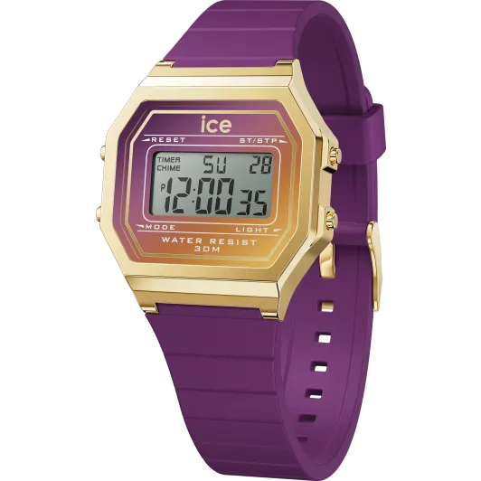 Ice Watch® Digitaal 'Ice digit retro - violet dusk' Dames Horloge (Small) 023311
