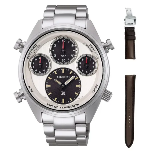Seiko® Chronograph 'Prospex Speedtimer' Men's Watch SFJ009P1